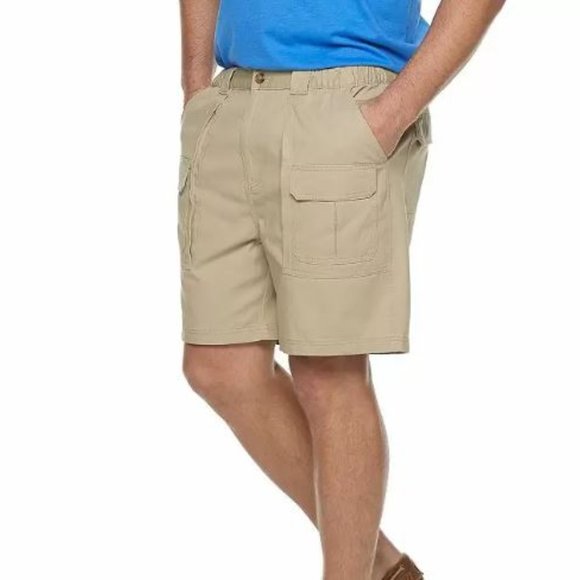 croft & barrow Shorts Croft Barrow Men Shorts 52 Twill Cargo Beige
